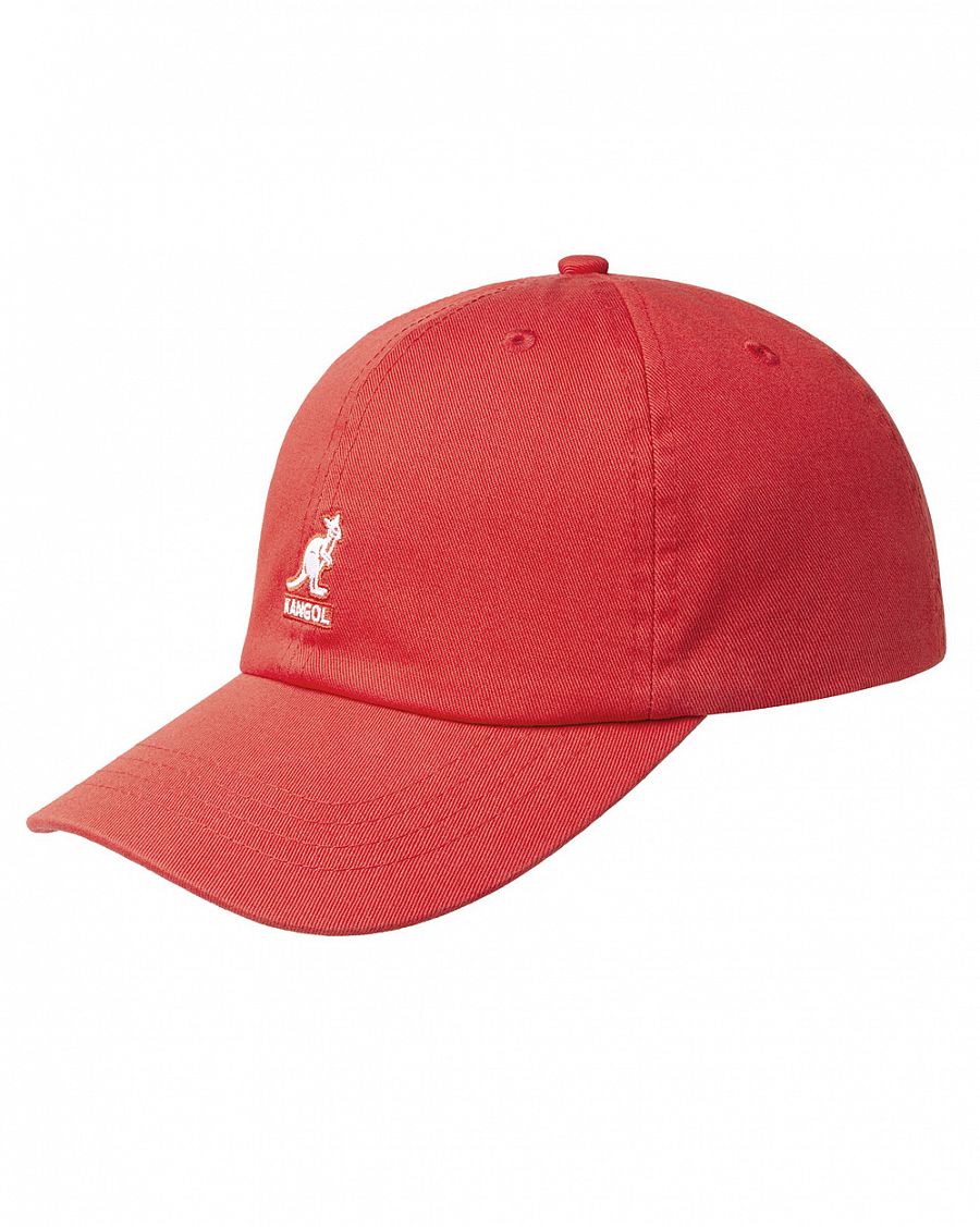 

Бейсболка унисекс Kangol Washed Baseball K5165HT cg, р, Красный, Washed Baseball K5165HT