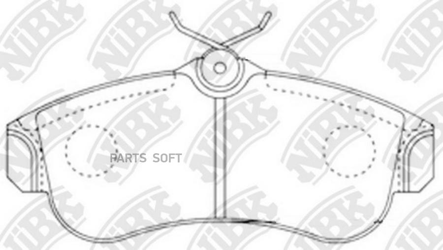 

Тормозные колодки NiBK передние PN2180