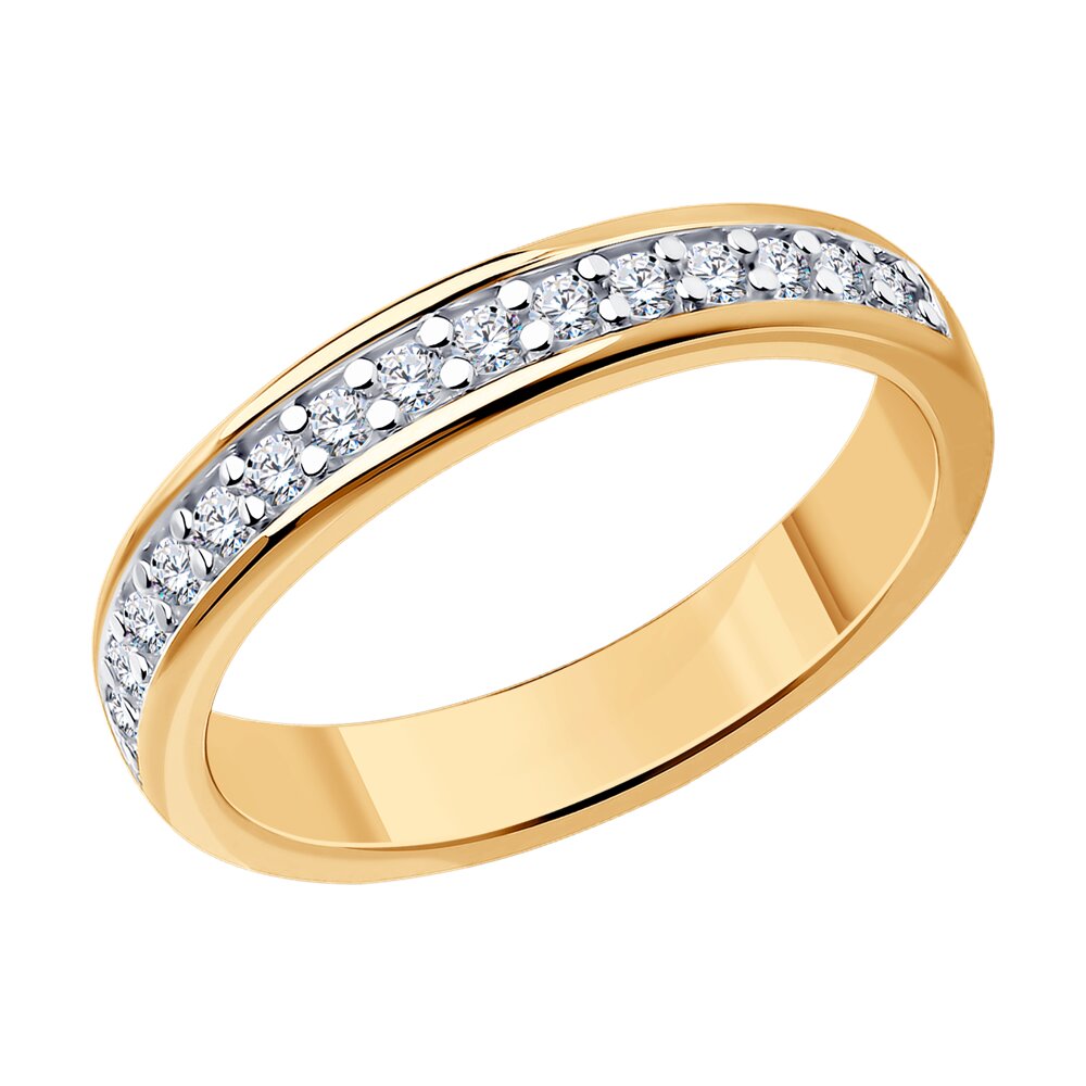 

Кольцо из серебра с фианитом р. 19,5 Diamant 93-110-01549-2, 93-110-01549-2