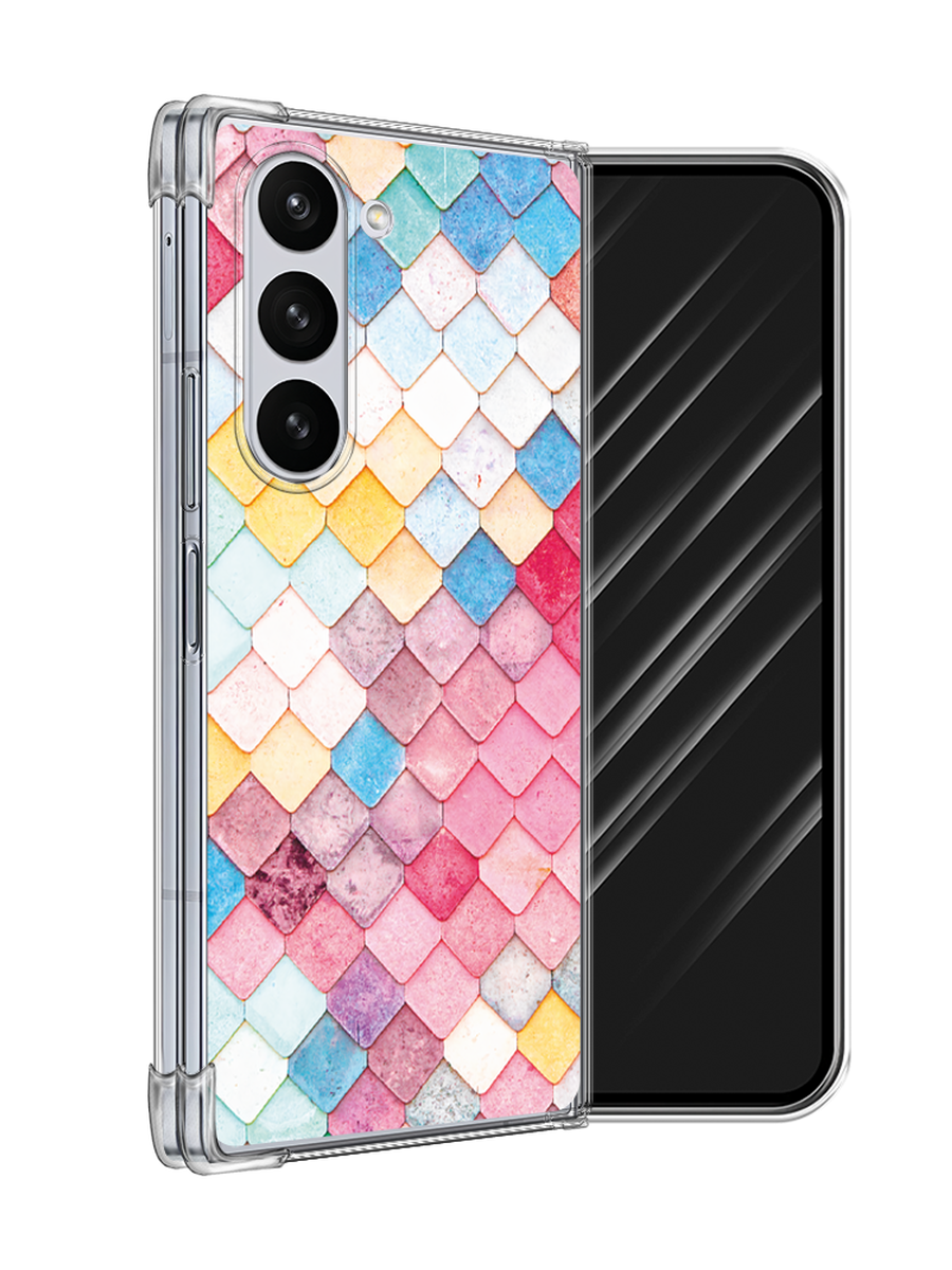 

Чехол Awog на Samsung Galaxy Z Fold 6 "Нежные ромбики", Красный, 2109850-1