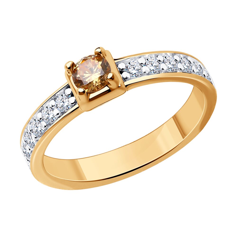 

Кольцо из серебра р. 20 Diamant 93-110-01553-2, фианит, 93-110-01553-2
