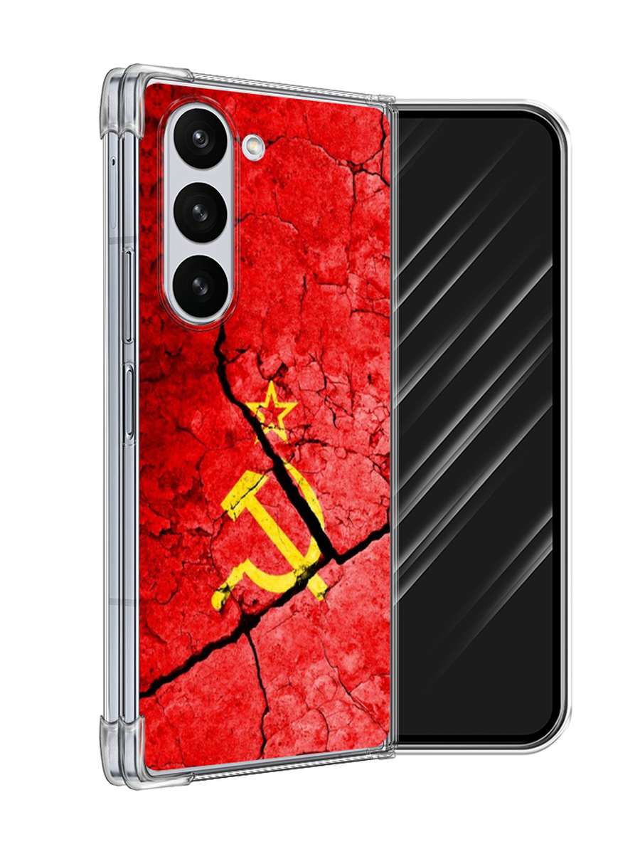 

Чехол Awog на Samsung Galaxy Z Fold 6 "СССР", Красный;черный;желтый, 2109850-1