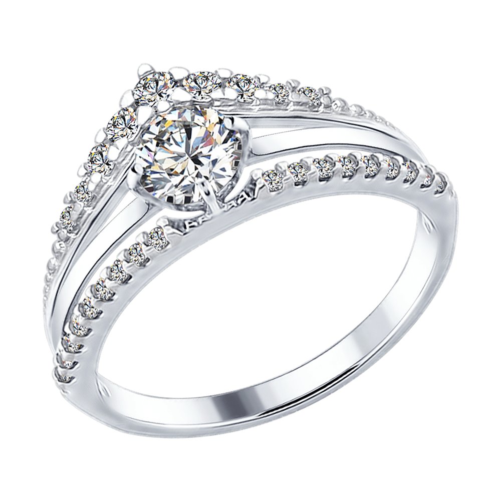 

Кольцо из серебра р. , SOKOLOV 94012282, фианит, 94012282