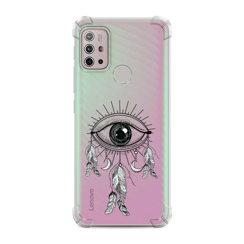 

Чехол Awog на Lenovo K13 Note/Motorola Moto G10/G20/G30 "Всевидящее око-ловец снов", Разноцветный, 242251-1