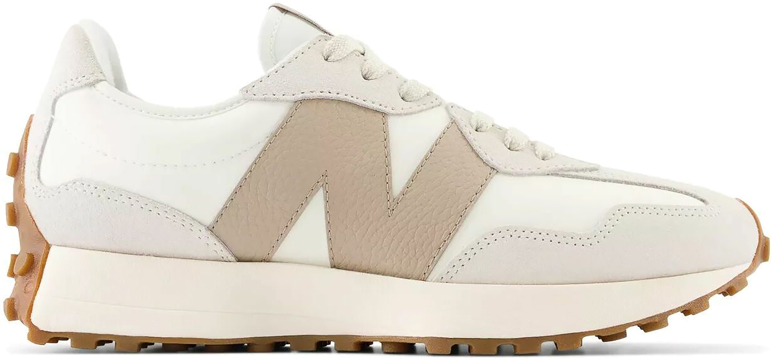 

Кроссовки унисекс New Balance 327 бежевые 8.5 US, Бежевый, 327