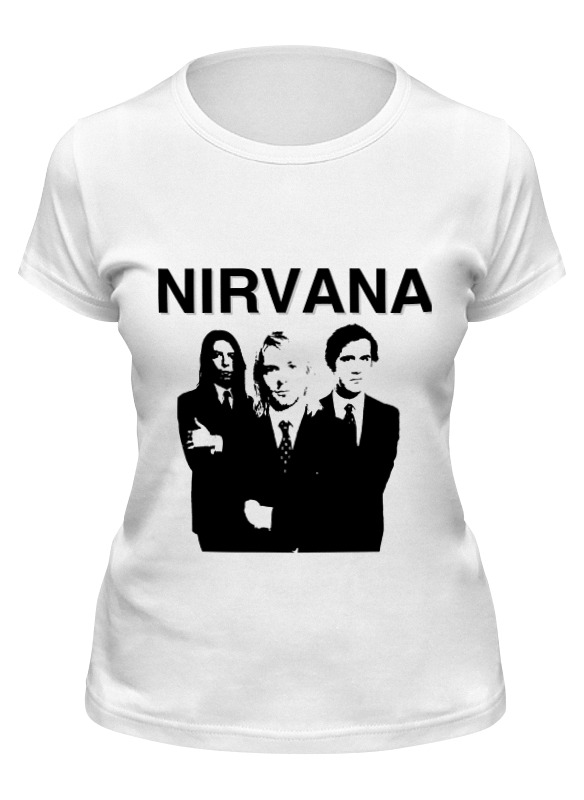 

Футболка женская Printio Nirvana белая XL, Белый, Nirvana