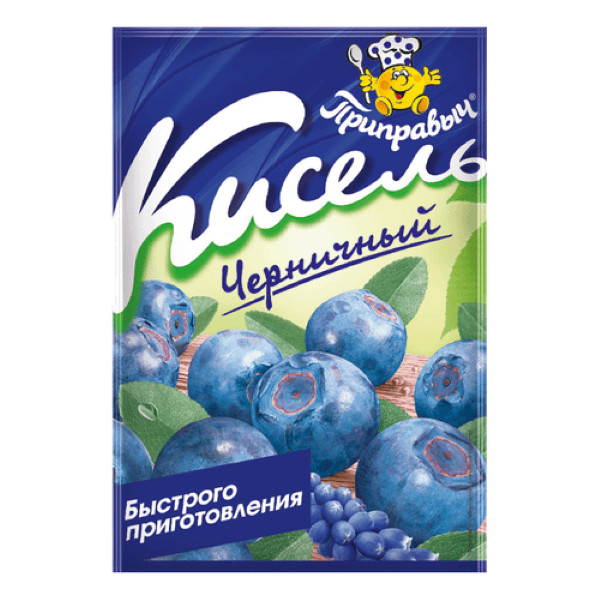 

Кисель Приправыч Черничный 3шт по 110 г, 4610000820728(3)