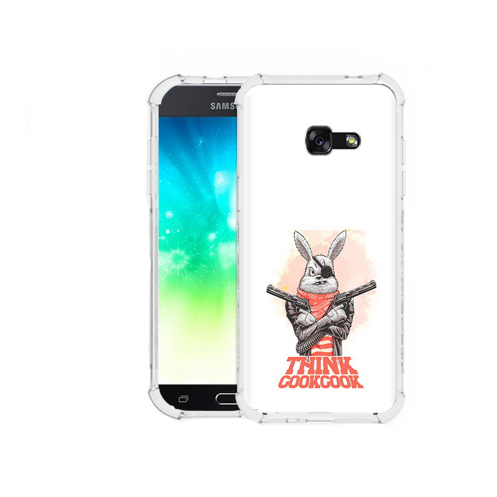 

Чехол MyPads Tocco для Samsung Galaxy A3 (2016) кролик пират, Прозрачный, Tocco