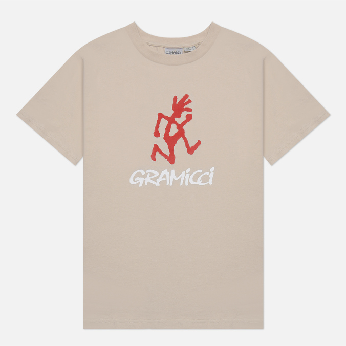 

Мужская футболка Gramicci Logo бежевый, Размер XL, Logo