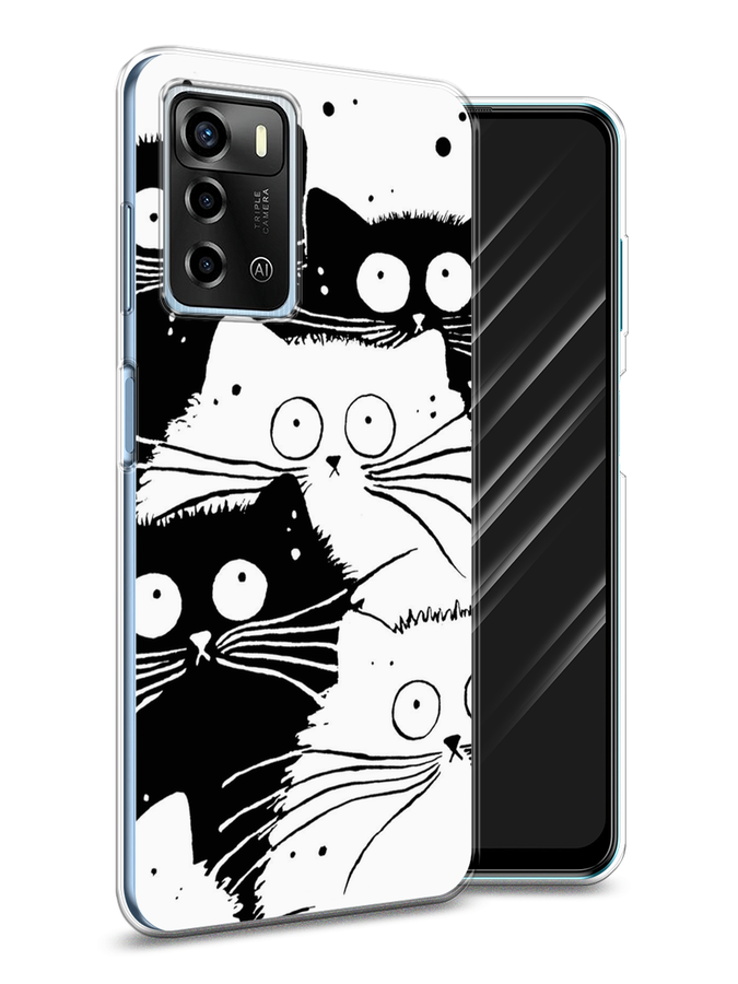 

Чехол Awog на ZTE Blade V40 Vita / ЗТЕ Блэйд V40 Vita "Коты черно-белые", Разноцветный, 135650-2