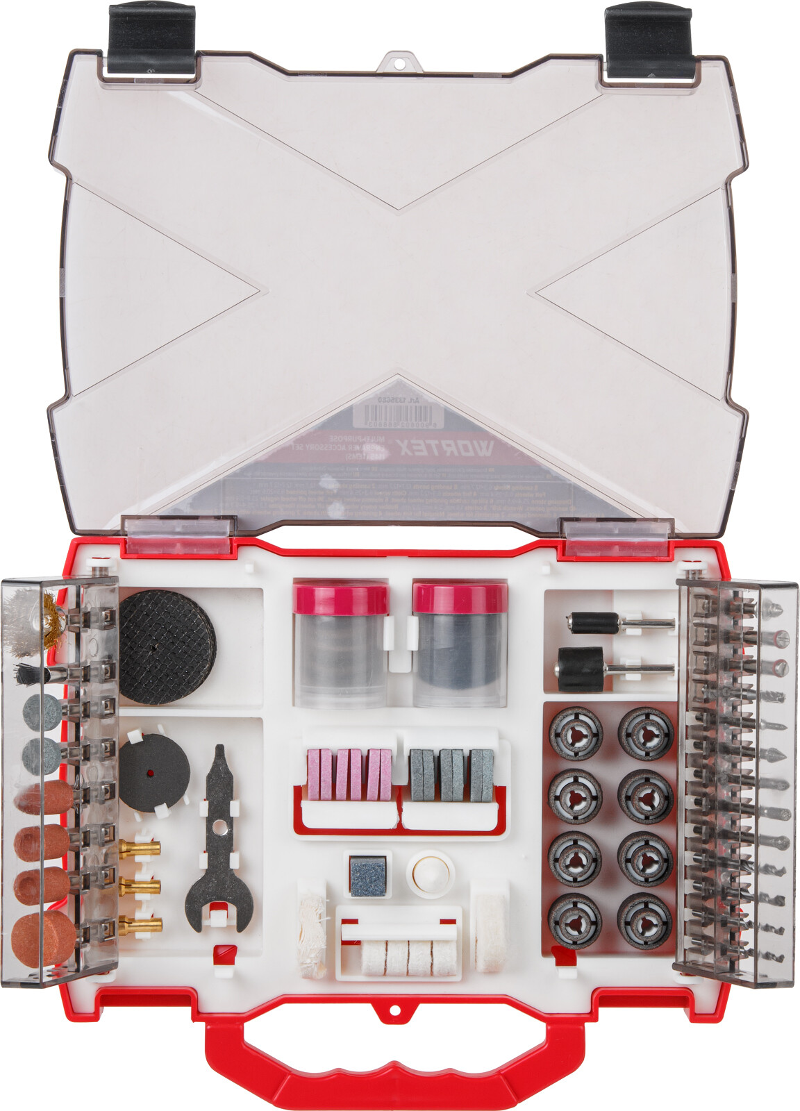Набор аксессуаров для гравера WORTEX 145 предметов 1335680