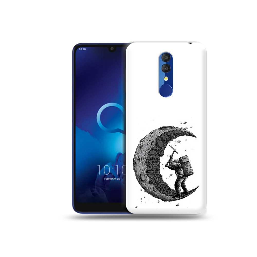 

Чехол MyPads Tocco для Alcatel 3L 5039D (2019) камненная луна (PT227139.667.384), Прозрачный, Tocco