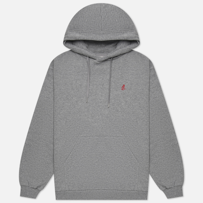 

Мужская толстовка Gramicci One Point Hoodie серый, Размер S, One Point Hoodie
