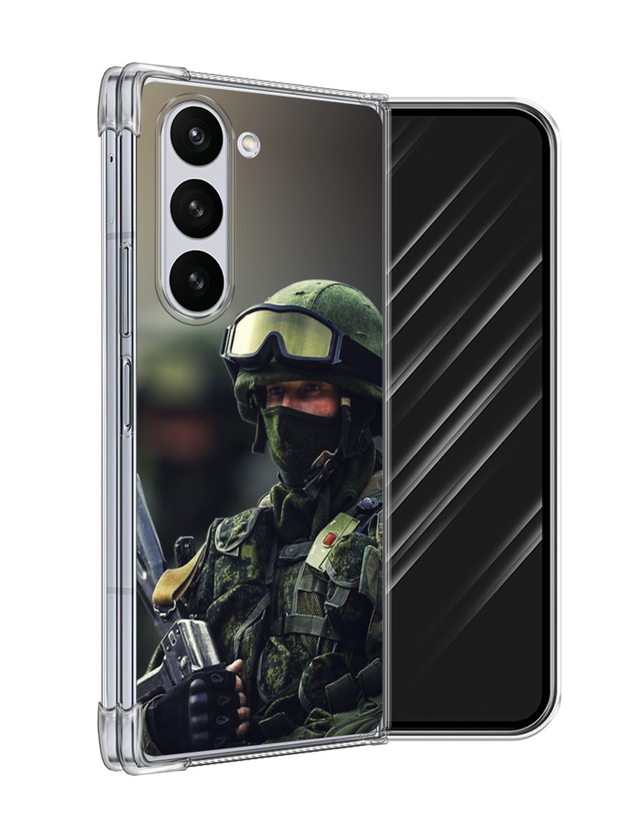 

Чехол Awog на Samsung Galaxy Z Fold 6 "Солдат", Зеленый;серый, 2109850-1