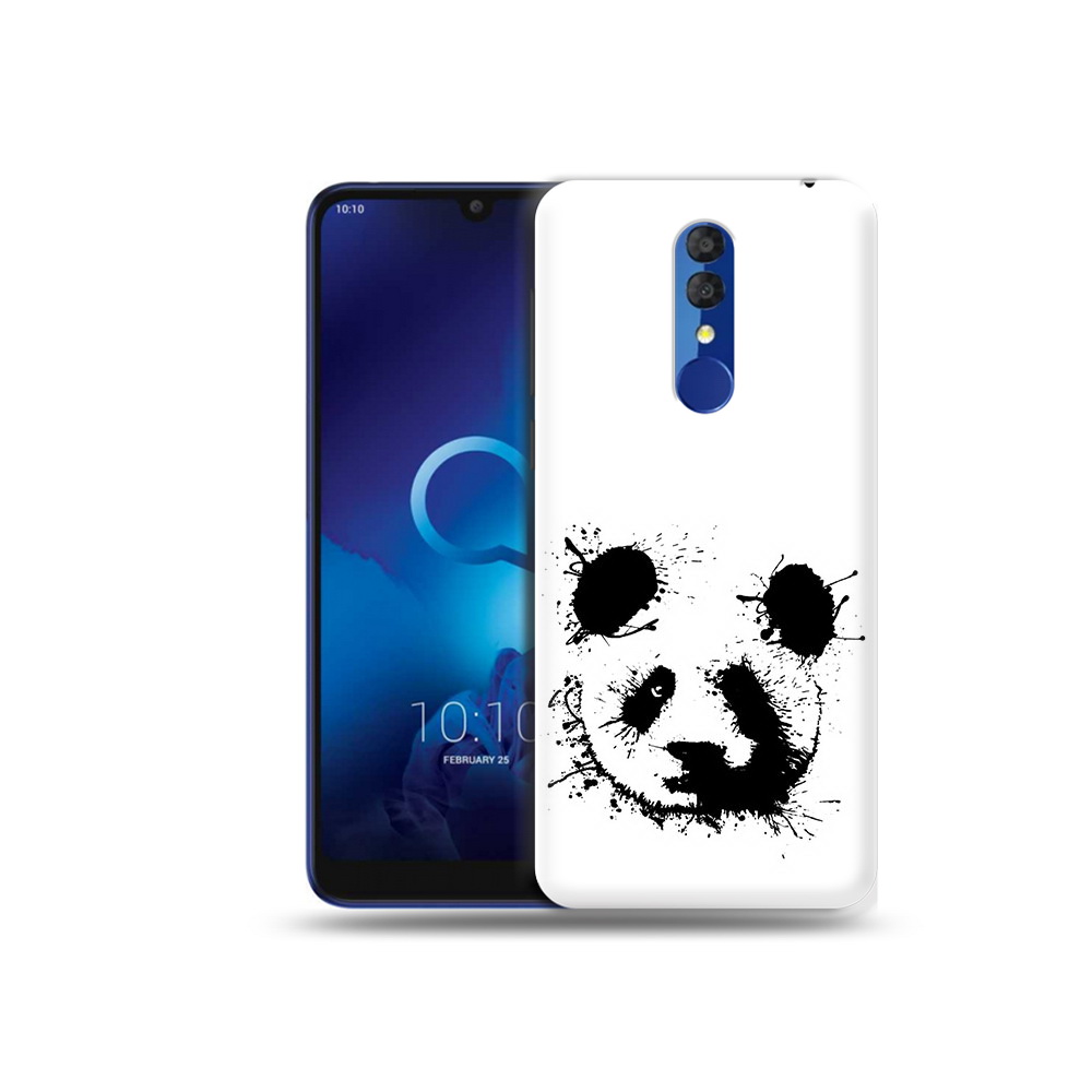 

Чехол MyPads Tocco для Alcatel 3L 5039D (2019) клякса-панда (PT227139.667.389), Прозрачный, Tocco