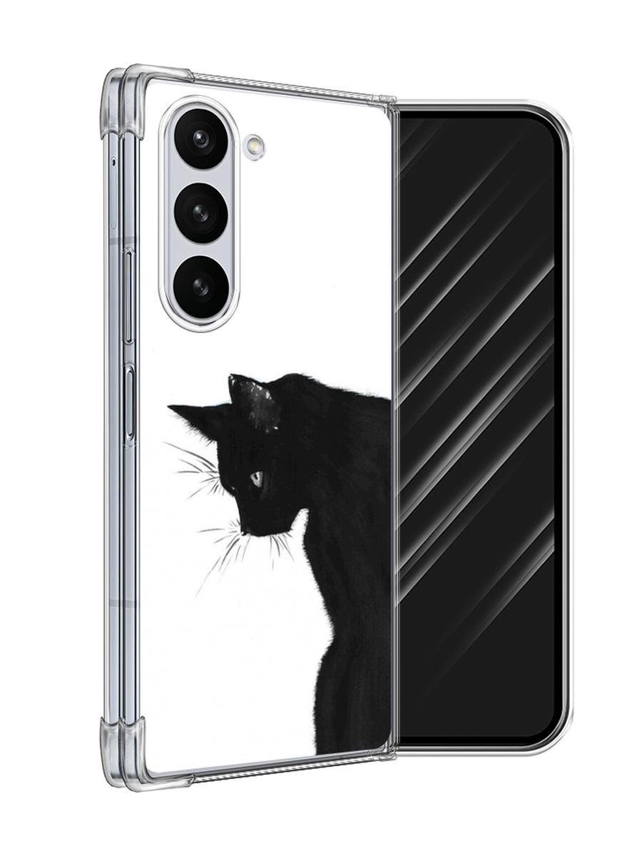 

Чехол Awog на Samsung Galaxy Z Fold 6 "Black cat", Черный;белый, 2109850-1