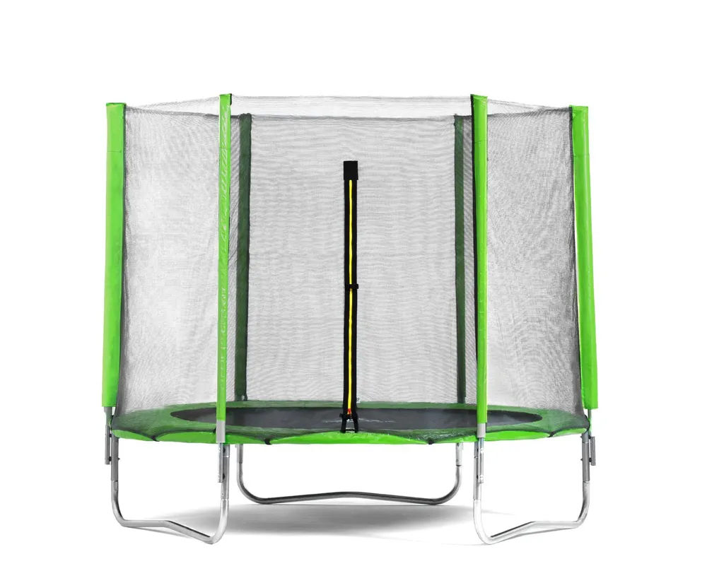 фото Батут dfc trampoline fitness 5ft наружн.сетка, св.зел. (152см) nobrand