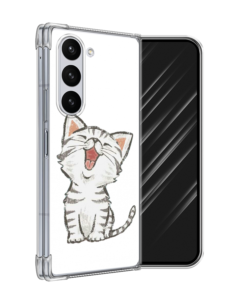 

Чехол Awog на Samsung Galaxy Z Fold 6 "Котенок рисованный", Серый;белый, 2109850-1