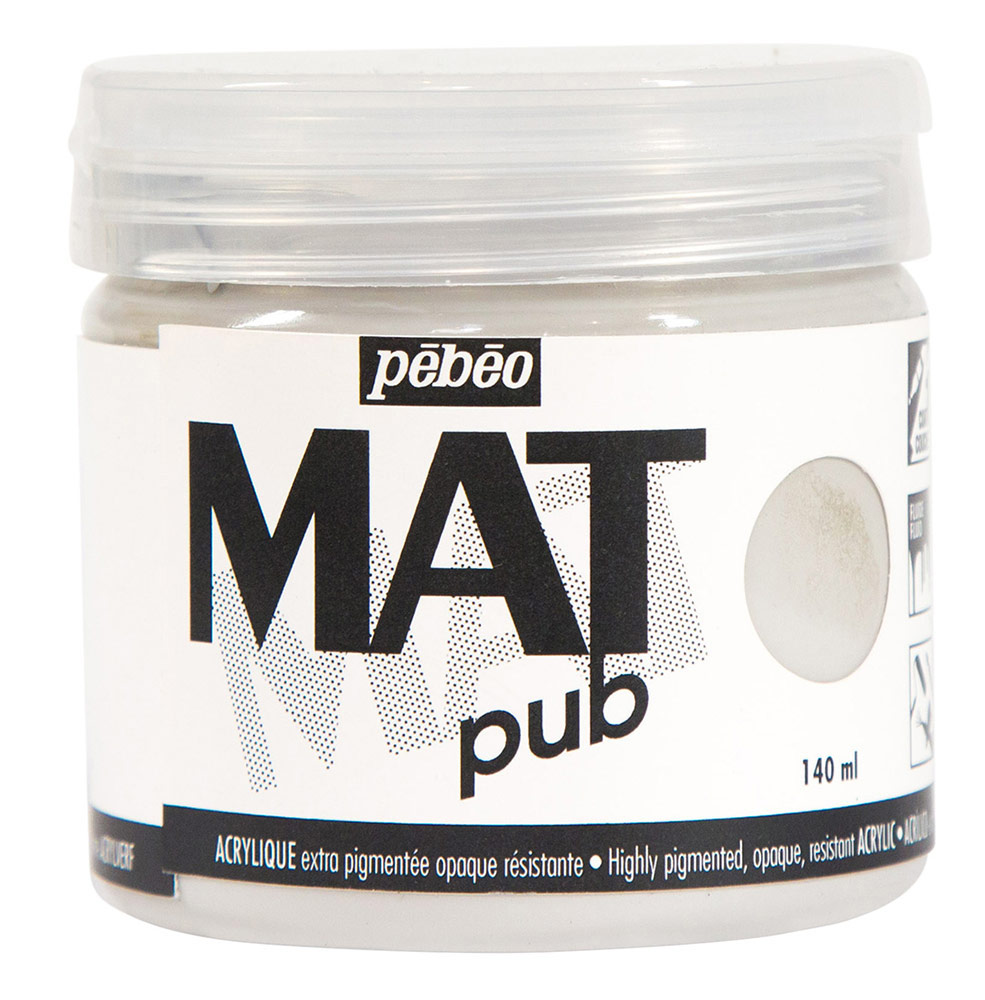 

Pebeo экстра матовая Mat Pub №1 140 мл серый теплый, экстра матовая, Mat Pub, №1, 140 мл, серый теплый