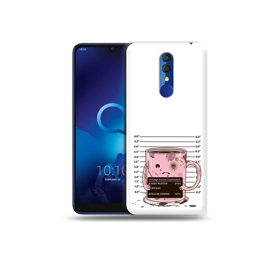 

Чехол MyPads Tocco для Alcatel 3L 5039D (2019) кружка (PT227139.667.420), Прозрачный, Tocco