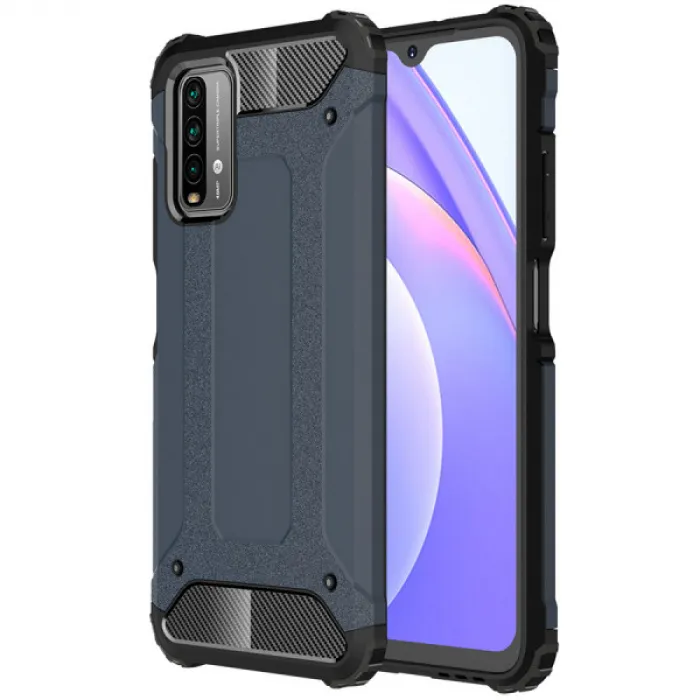

Противоударный чехол Epik Immortal для Xiaomi Redmi 9T, Синий, Immortal