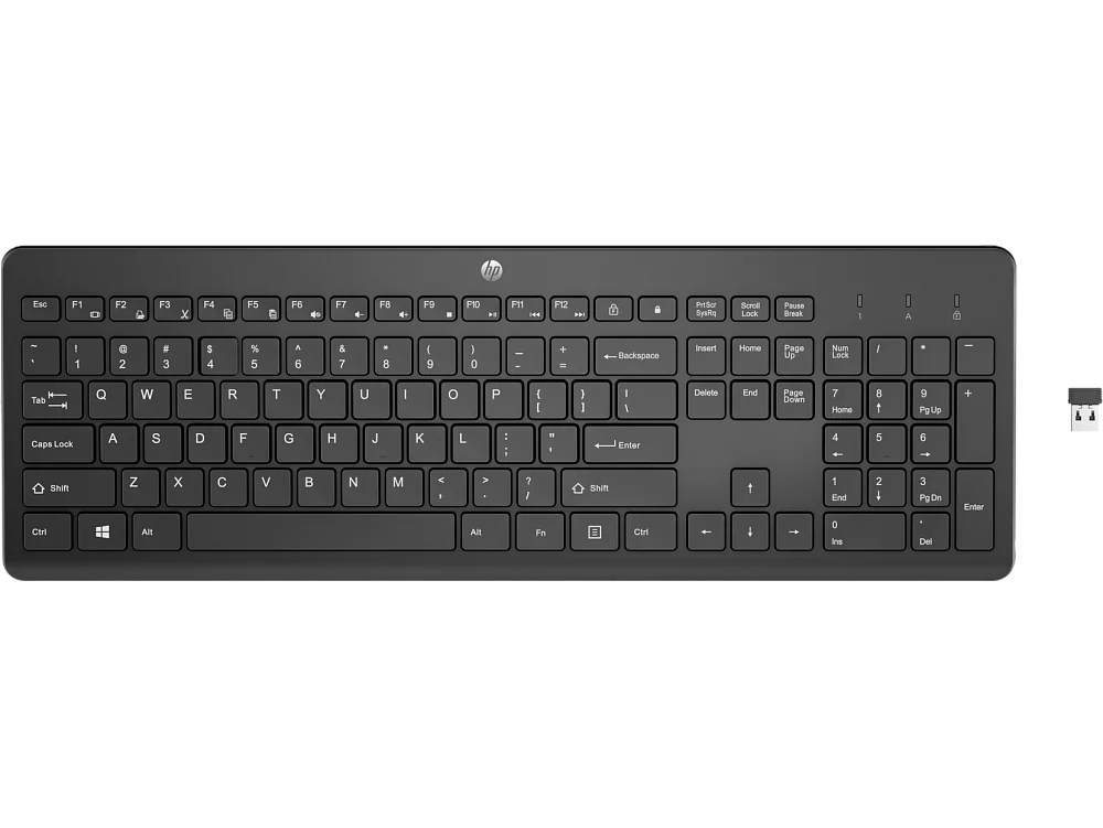 

Беспроводная игровая клавиатура HP 230 черный (3L1E7AA), 230