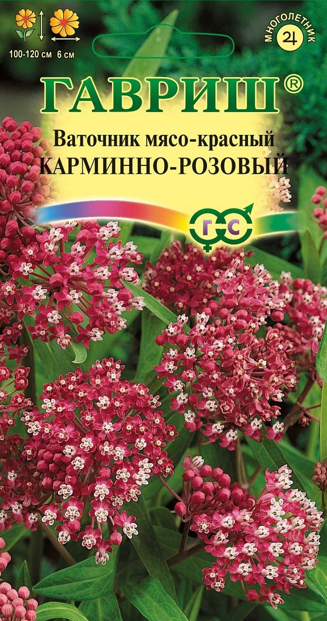 Семена ваточник Гавриш Карминно-розовый 10006583 1 уп.