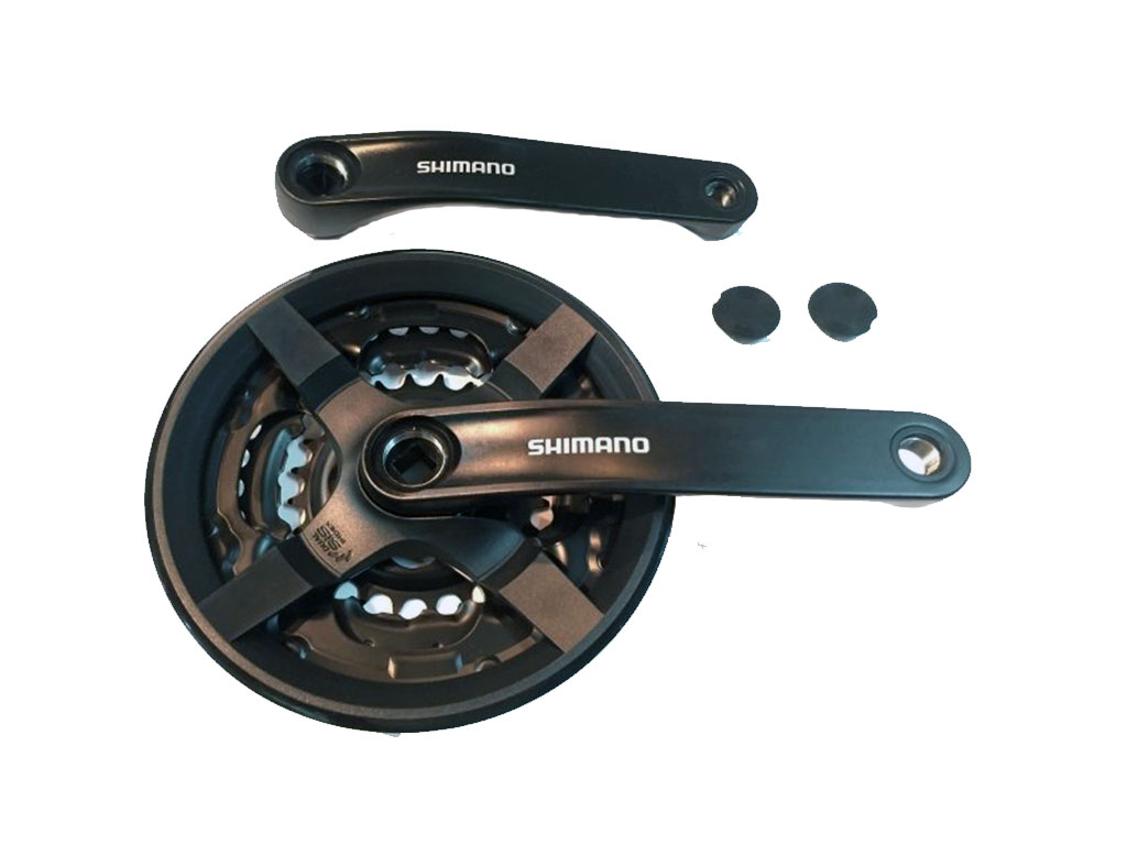 

Велосипедная система Shimano Tourney TY301 42/34/24 170 мм, Черный, Tourney TY301 42/34/24