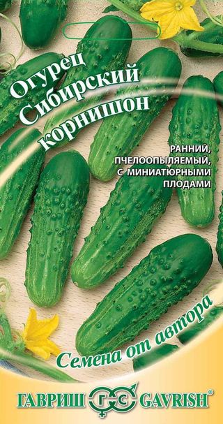 

Семена овощей Гавриш Огурец пчелоопыляемый Сибирский корнишон 0,5 г