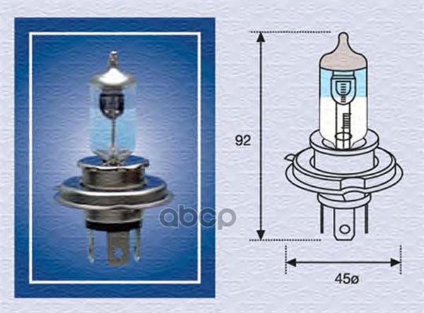 Лампа H4 Xl 12v ( 50) MAGNETI MARELLI 002585100000