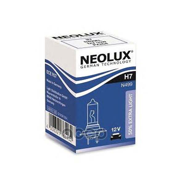 Лампа H7 12v-55w (Px26d) Extra Light 50 (Коробка 1шт.) Neolux N499EL