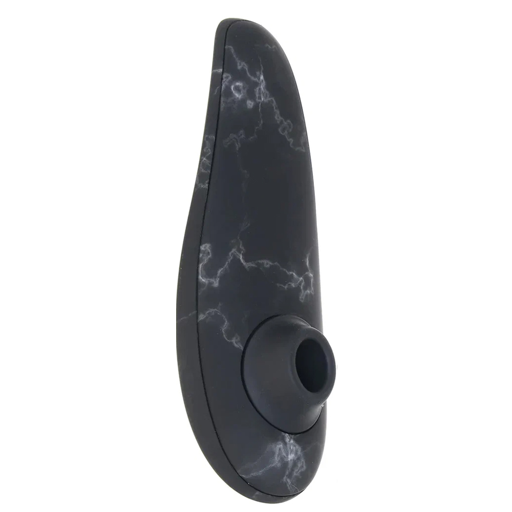 Черный бесконтактный клиторальный стимулятор Womanizer Marilyn Monroe Special Edition