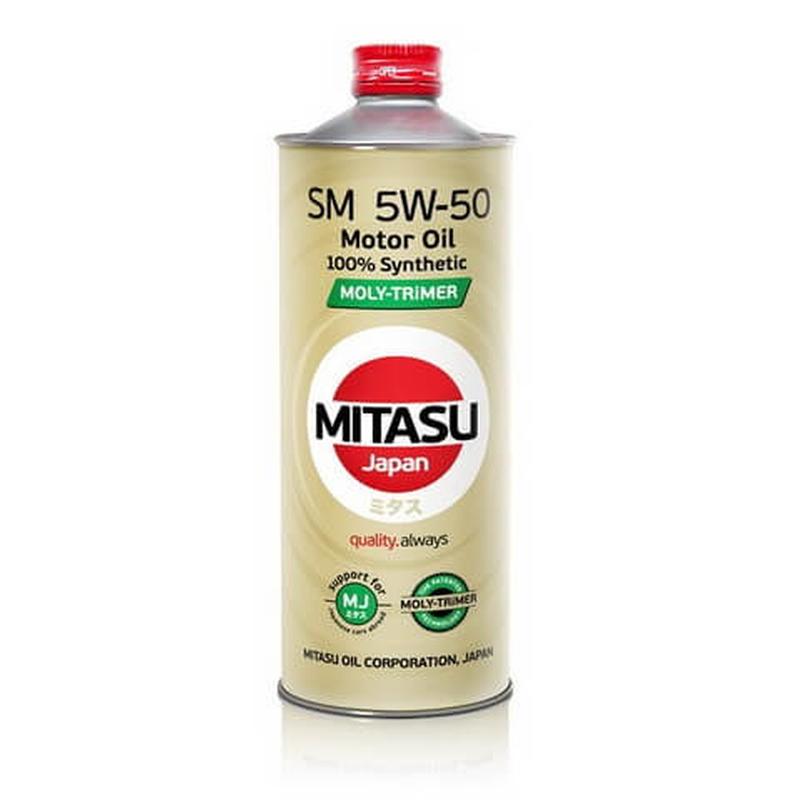 Моторное масло Mitasu Moly-TriMer 5W50 1 л