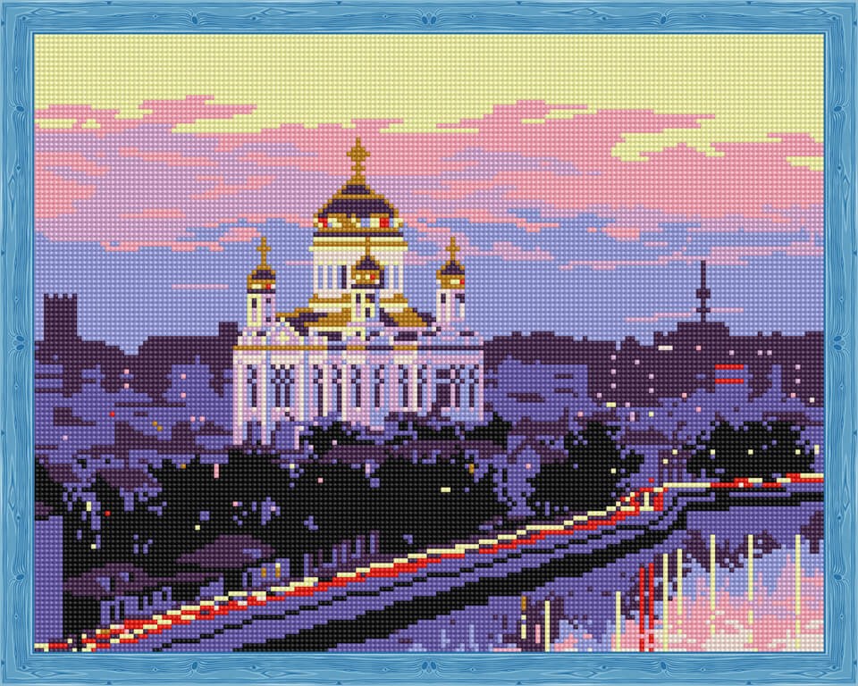 

Набор алмазная мозаика Цветной Храм Христа Спасителя