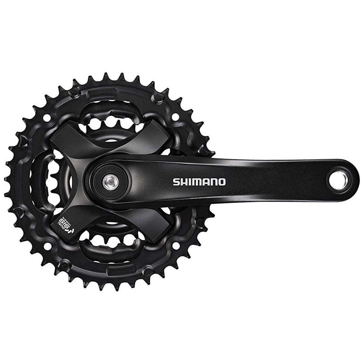 

Велосипедные шатуны Shimano Tourney FC-TY501 24/34/42Т 170 мм, Черный, Tourney FC-TY501 24/34/42Т