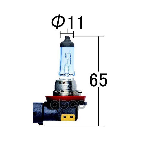 фото Лампа высокотемпературная koito whitebeam h8 12v 35w (70w) koito 0758w