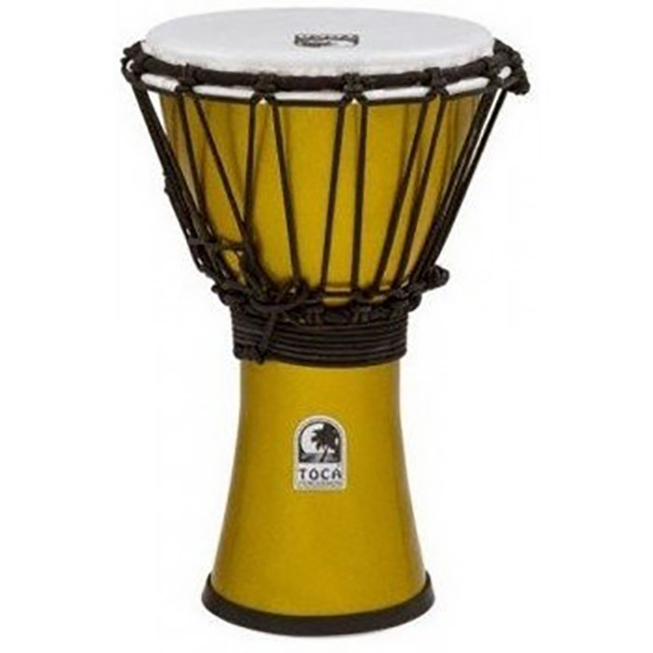 Джембе Toca TFCDJ-7MY Freestyle Metallic Yellow 12 1/2