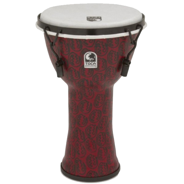 фото Джембе toca tf2dm-9rm freestyle ii mechanically tuned red mask 16,5" х 9"