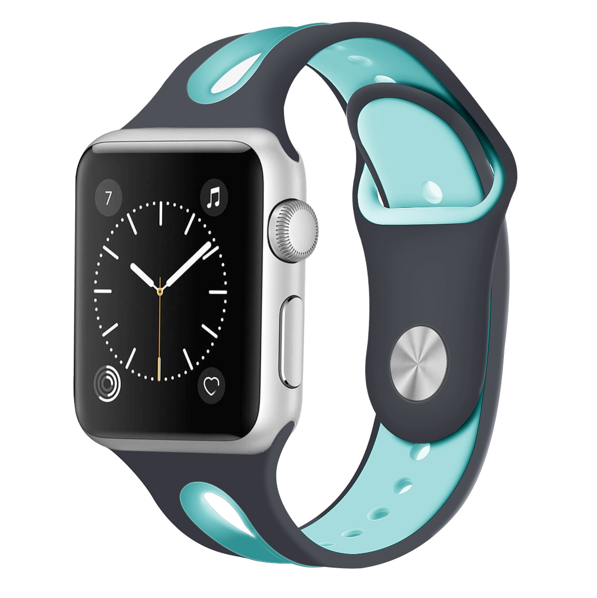 фото Сменный ремешок nuobi sport ver.2 для apple watch 38/40mm blue/black