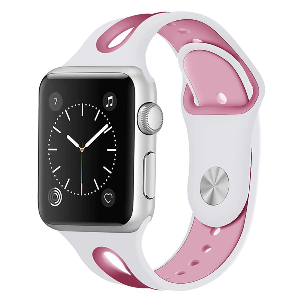 

Сменный ремешок Nuobi Sport ver.2 для Apple Watch 42/44mm White/Pink