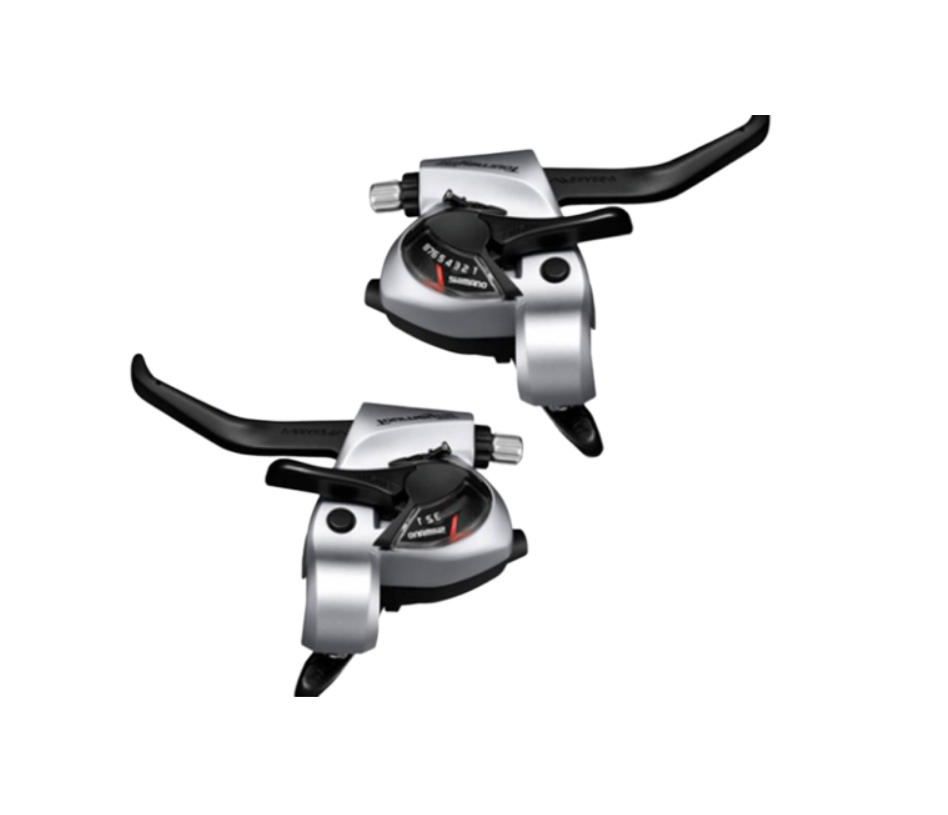 

Шифтеры комплект Shimano Tourney ТХ800 018848 8 скоростей, Серебристый, Tourney ТХ800