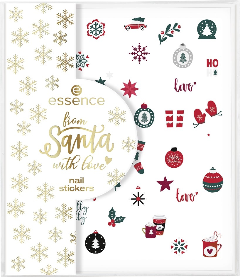 

Наклейки для ногтей essence from santa with love