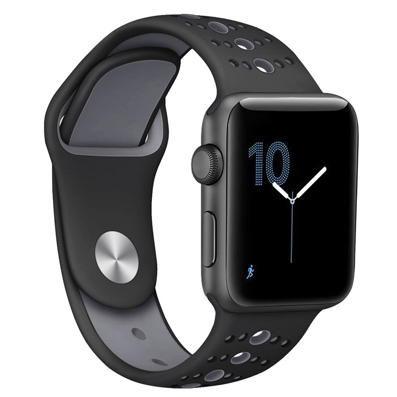 

Сменный ремешок Nuobi Sport ver.3 для Apple Watch 42/44mm Grey/Black