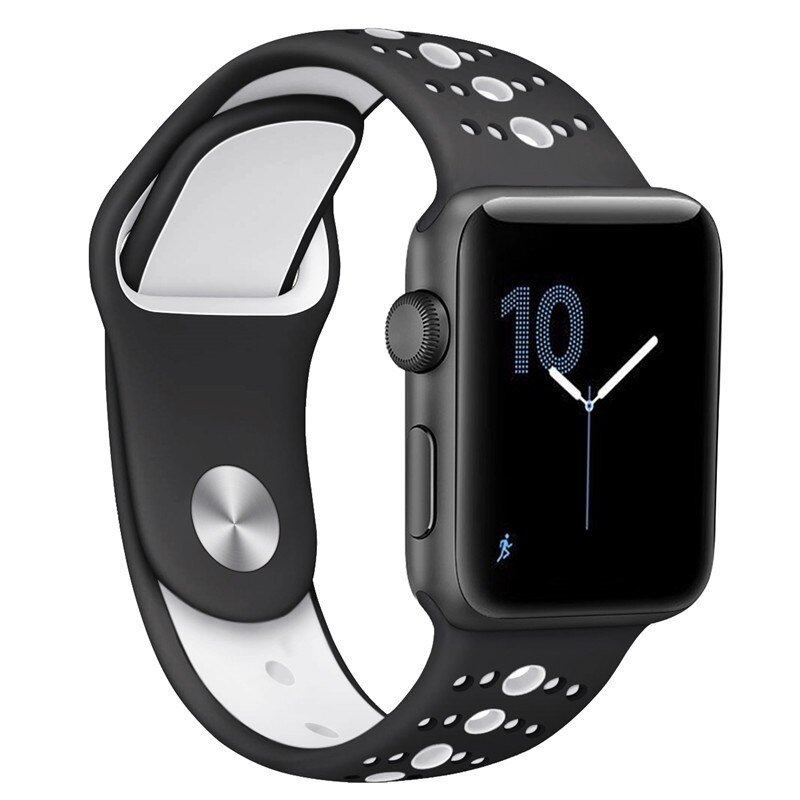 

Сменный ремешок Nuobi Sport ver.3 для Apple Watch 42/44mm White/Black