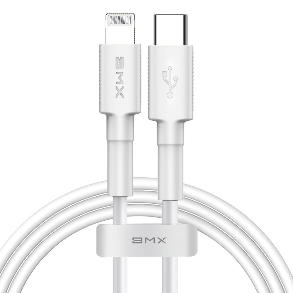 фото Кабель bmx mini white mfi cable type-c to lightning 1.2m white baseus