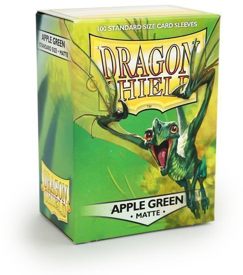 фото Протекторы dragon shield apple green матовые, 100 шт.