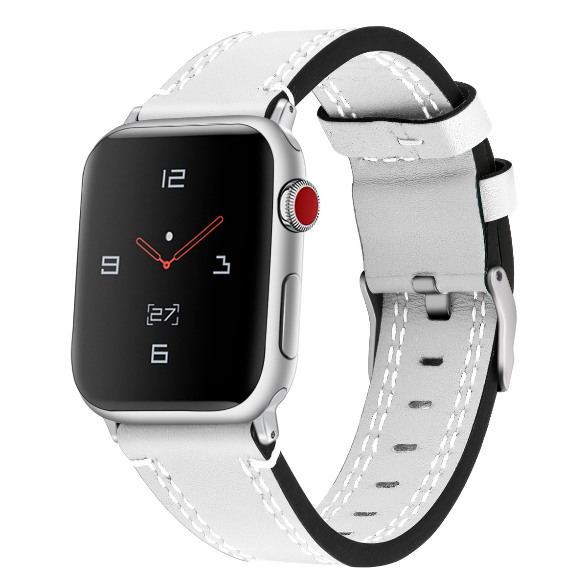 

Сменный ремешок Nuobi Leather для Apple Watch 38/40mm White
