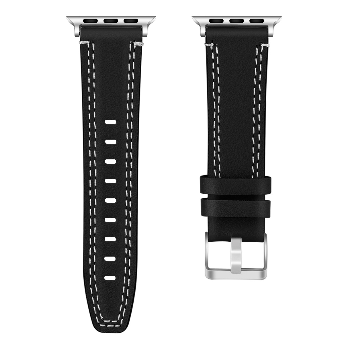 

Сменный ремешок Nuobi Leather для Apple Watch 38/40mm Black