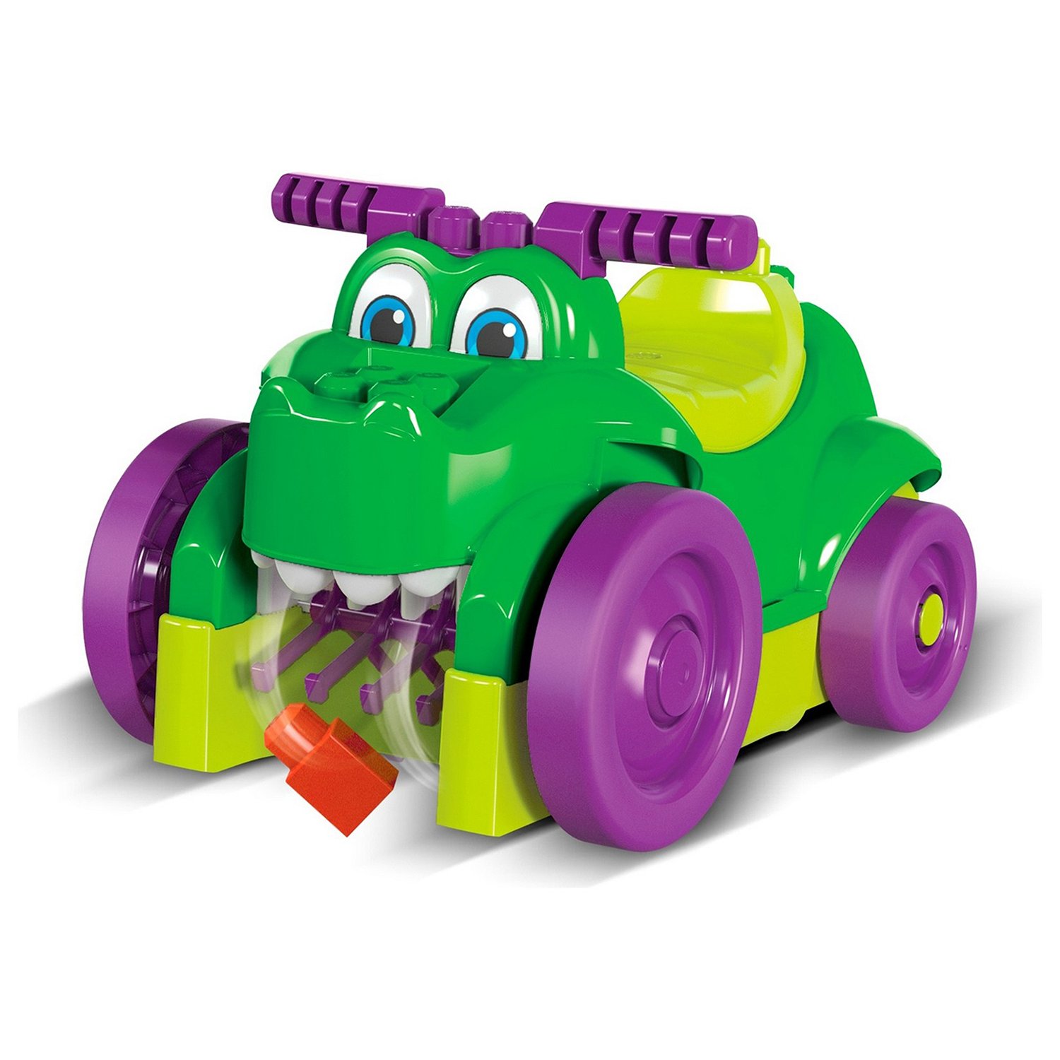 

Машинка-крокодил Mattel Mega Bloks для сбора деталей