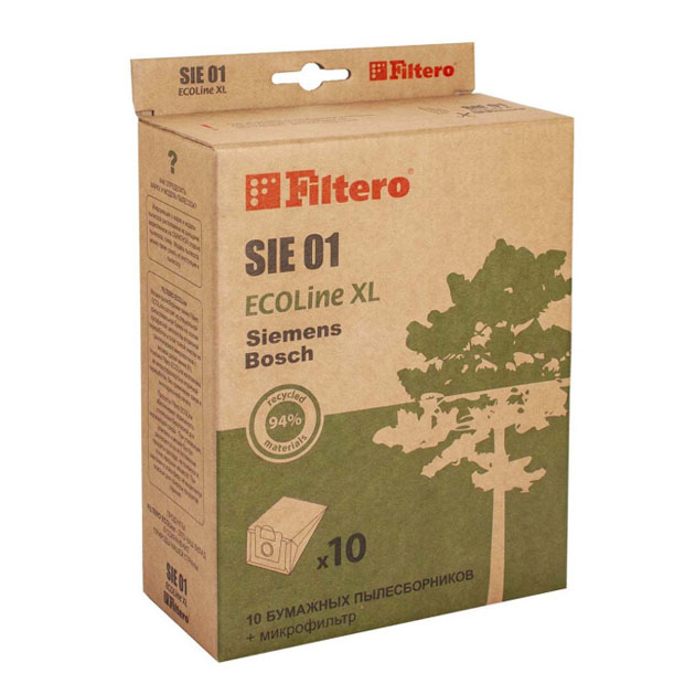 Пылесборник Filtero SIE 01 ECOLine XL маркер акварельный talens ecoline кисть 318 кармин